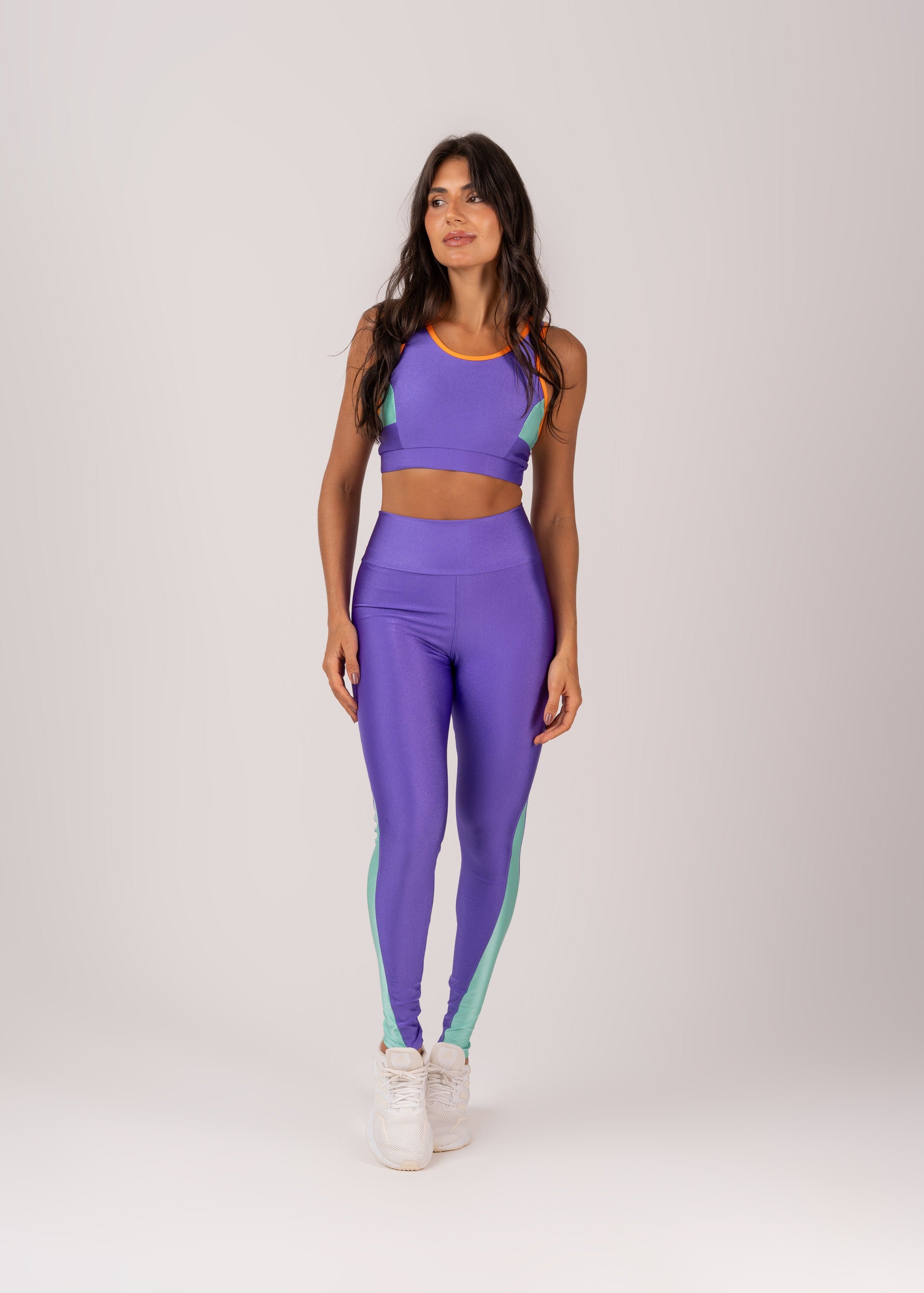 Conjunto Legging e Top Femini Púrpura