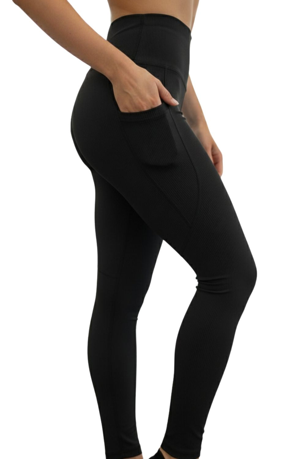Calça Legging Canelado Soft c/ Bolso