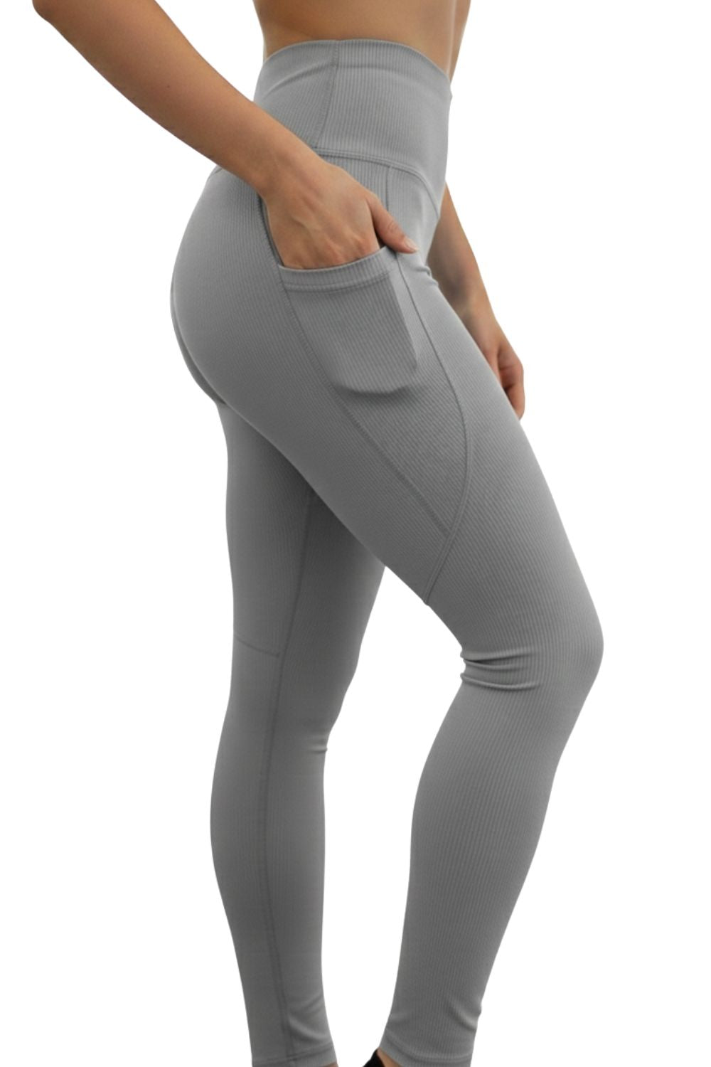 Calça Legging Canelado Soft c/ Bolso