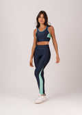Conjunto Legging e Top Femini Azul Noturno