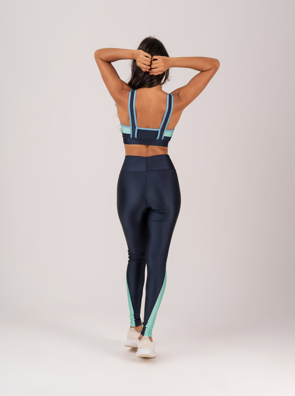 Conjunto Legging e Top Femini Azul Noturno