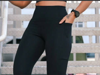 Legging com bolso -  Qualité