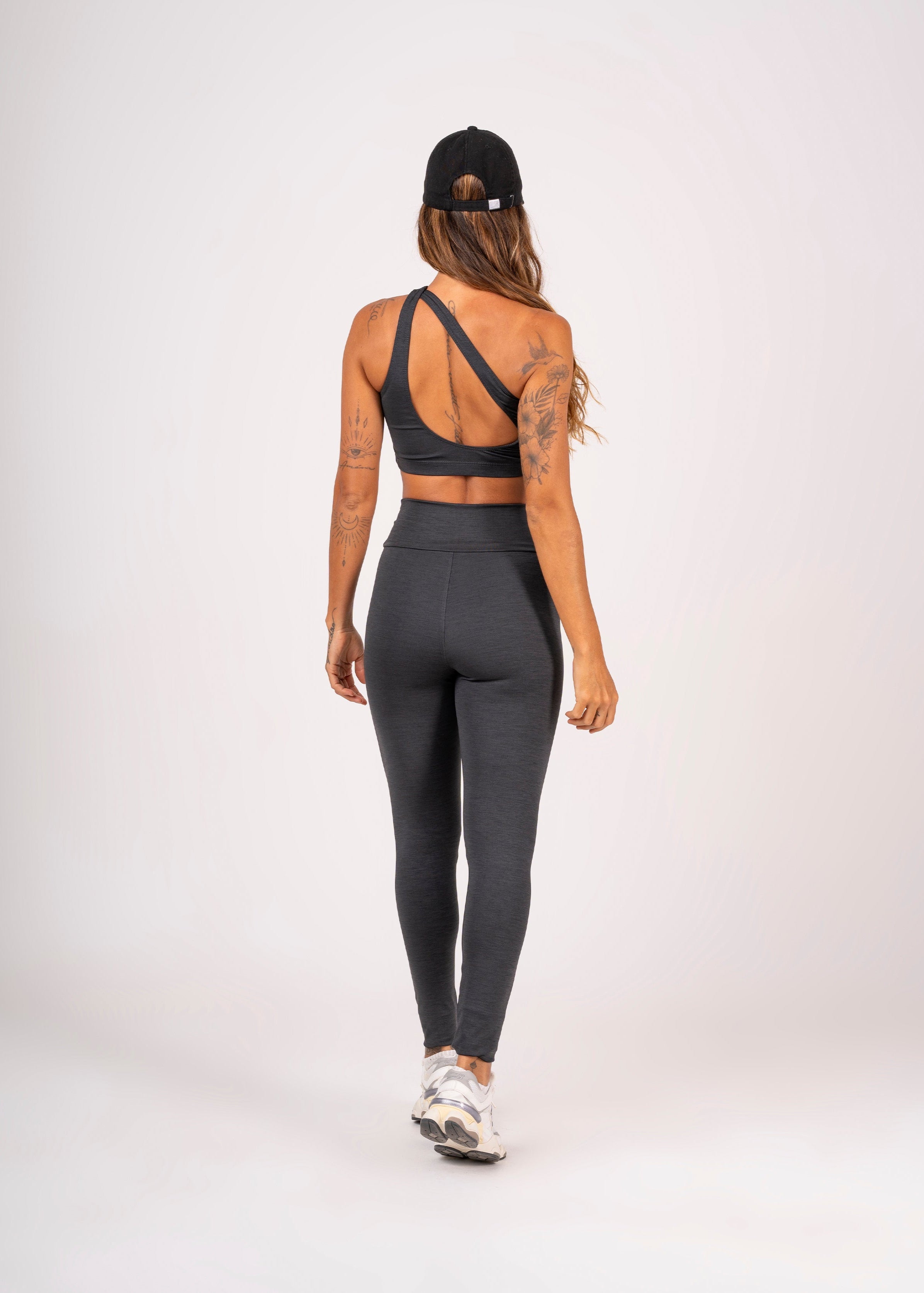 Conjunto Legging e Top  Chumbo